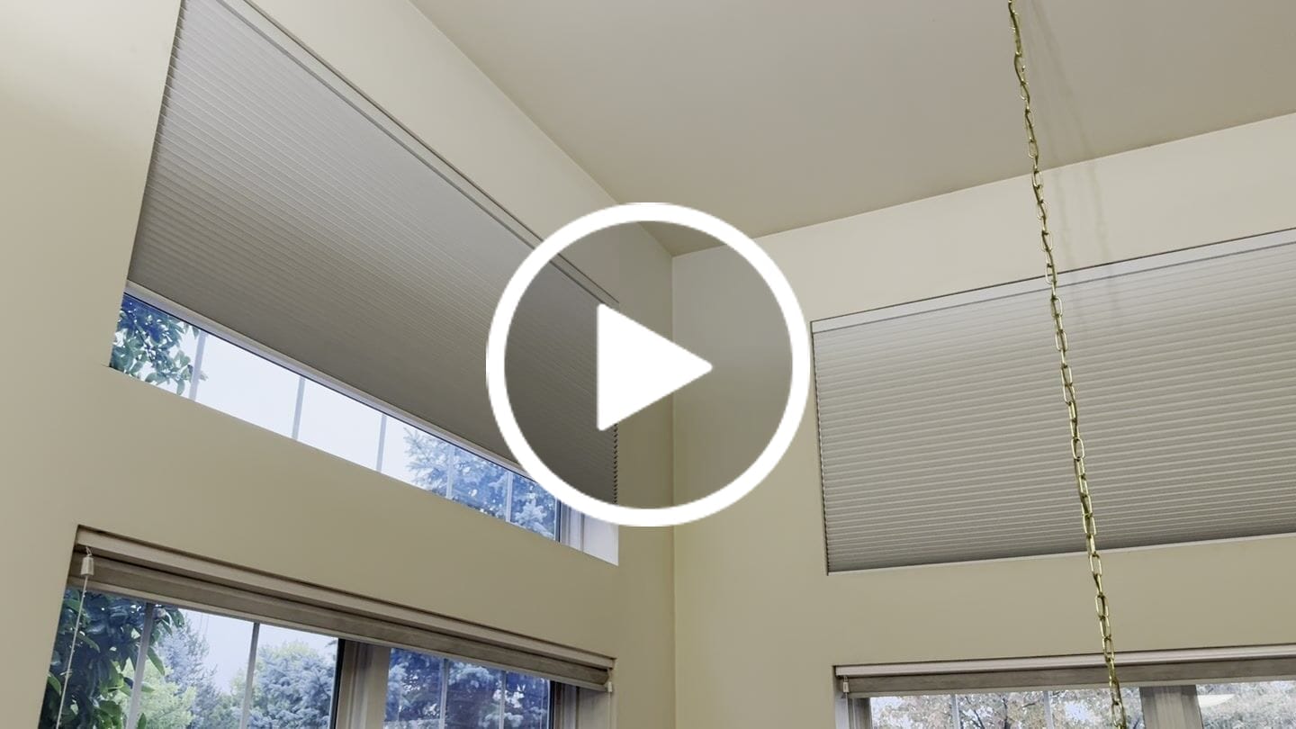 Customer video review of Smart Motorized Blackout Cellular Shades Hex