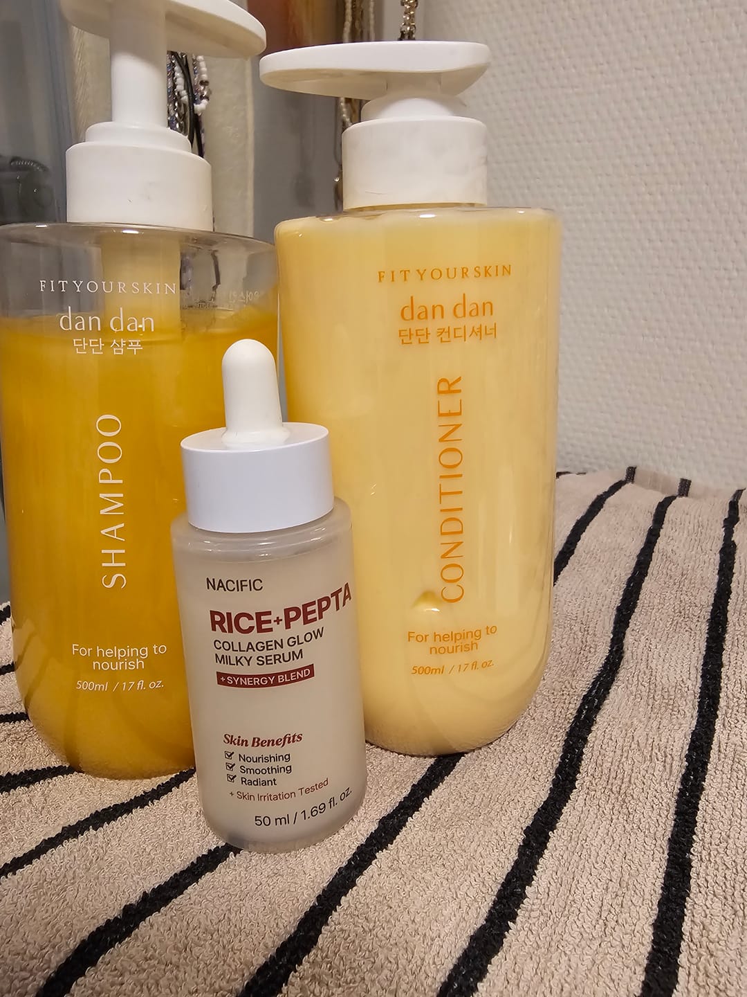 Customer photo review of Nacific Rice Pepta Collagen Glow Milky Serum (50ml)