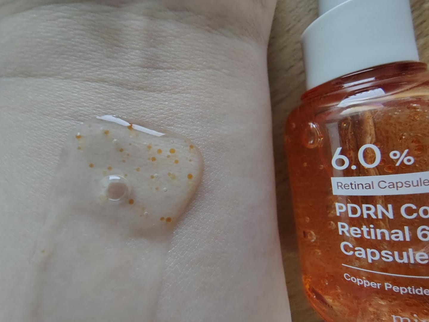 Customer photo review of PDRN Collagen Retinal 6 Capsule Serum