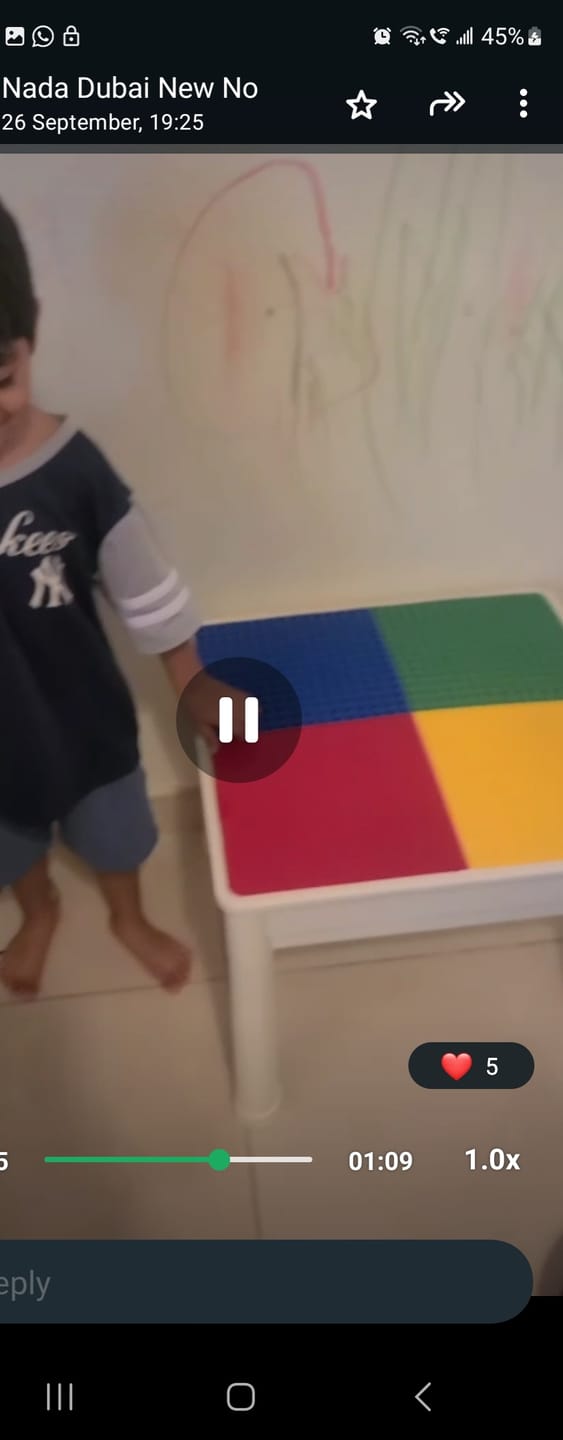 Customer photo review of Little Story 4-in-1 Activity Block Table with 350 Blocks – Extra Large