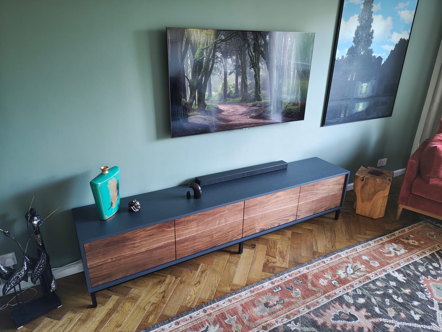 Customer photo review of Walnut TV Unit, Ari