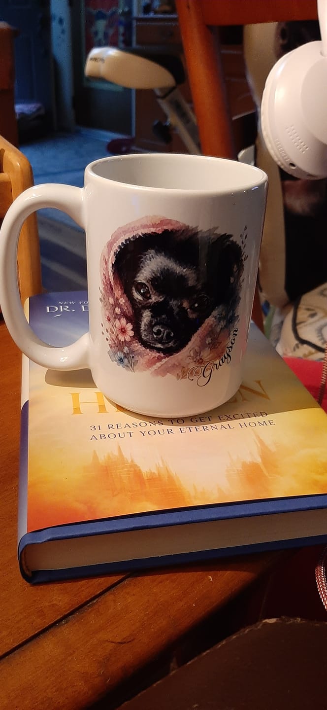 Customer photo review of Watercolor - Personalized Mug