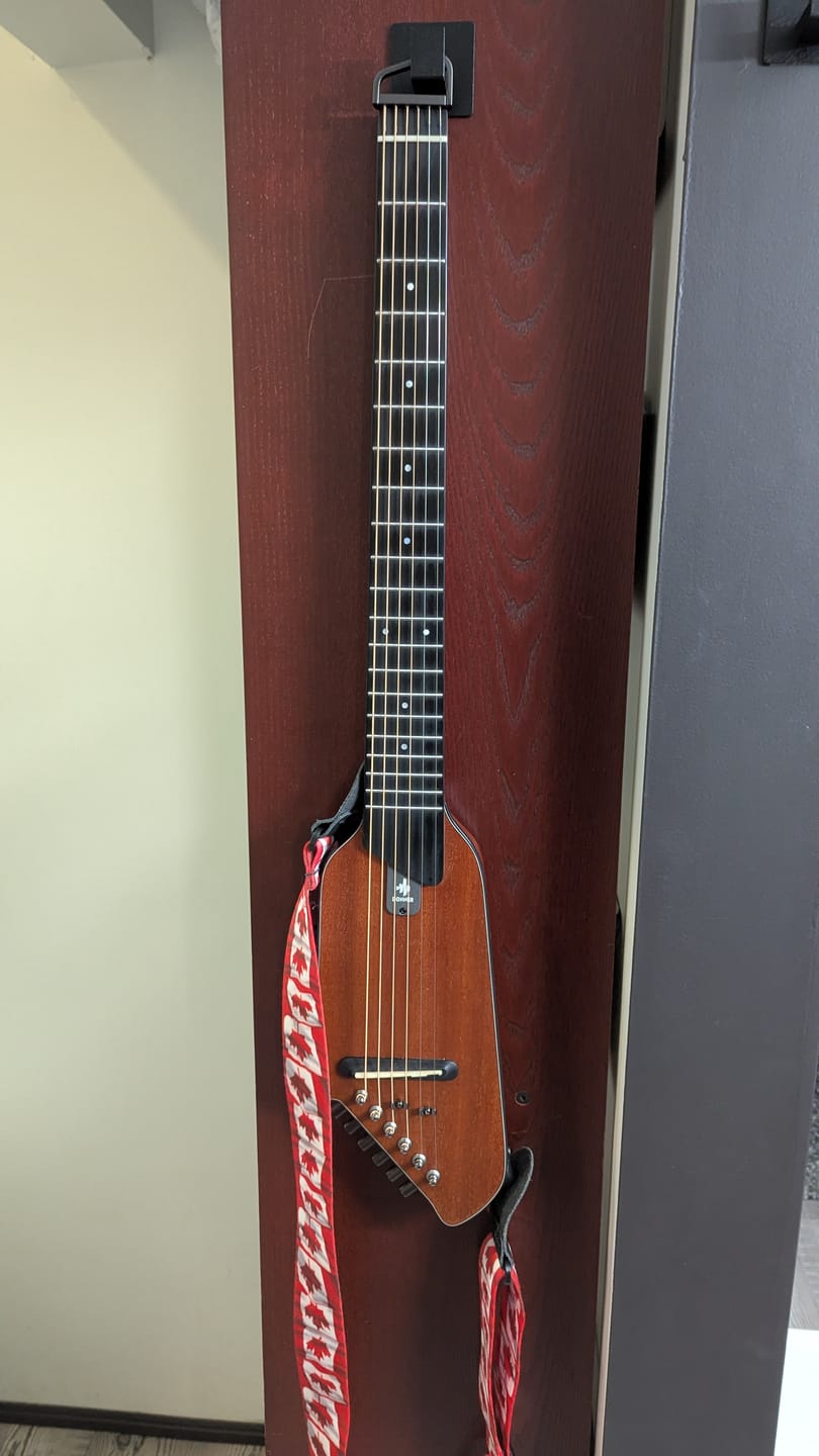 Customer photo review of Donner HUSH I EVO2 Acoustic-Electric Travel Guitar