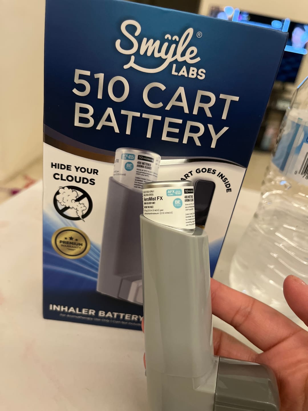 Customer photo review of Inhaler 510 Cart Battery + Cloud Filters
