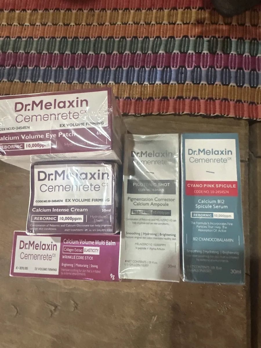 Customer photo review of Dr. Melaxin® Set Potenciador de Colágeno | 5 Productos