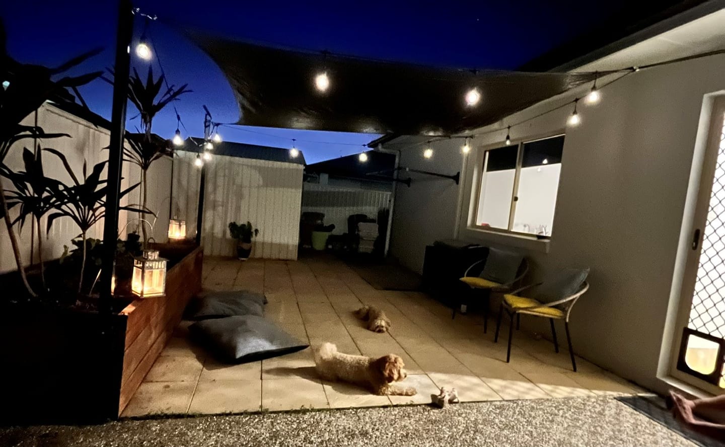 Customer photo review of GardenBrite™ S14 Solar Festoon Replacement Panel