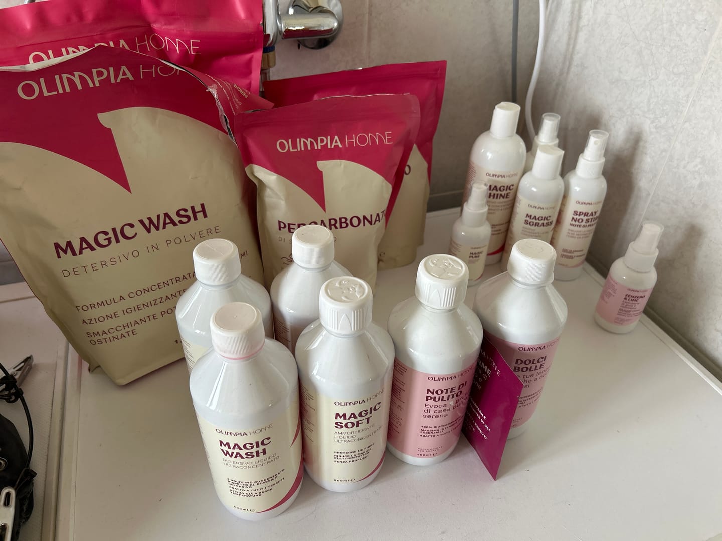 Customer photo review of Box sistema bucato - I 6 Magic per un bucato davvero pulito
