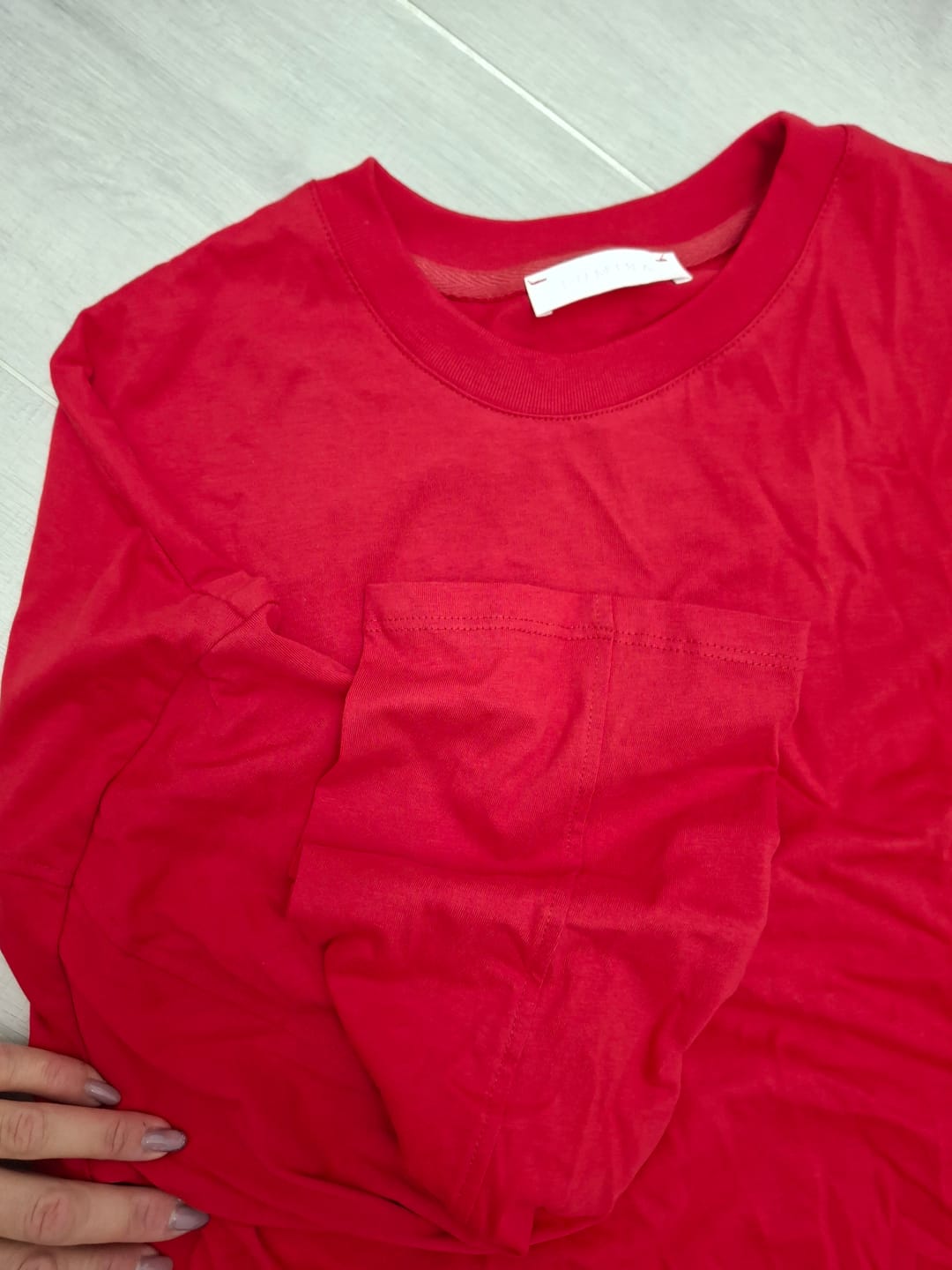 Customer photo review of extra longsleeve lumina rossa