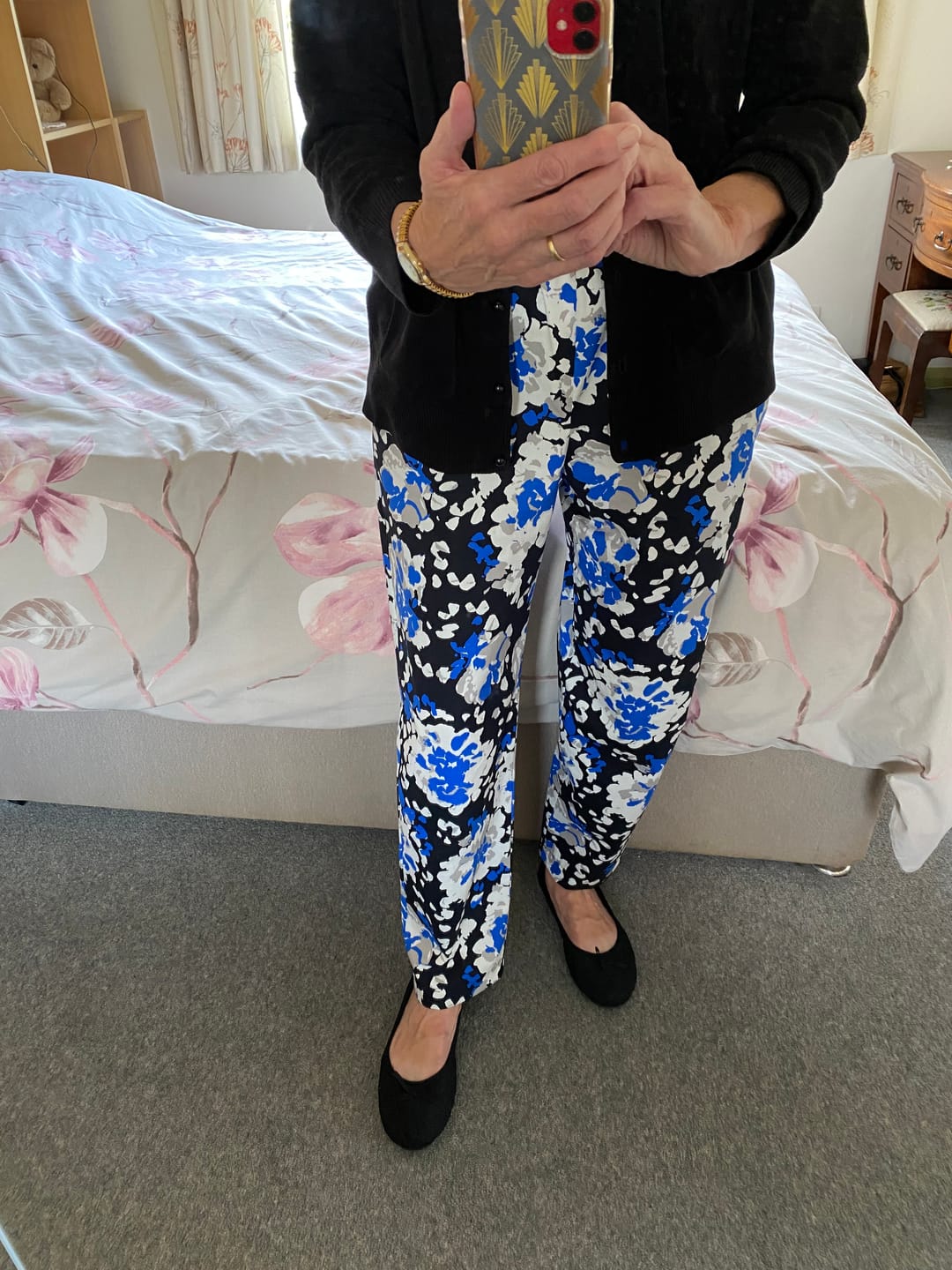 Customer photo review of Floral Expression Cotton Sateen Fabric