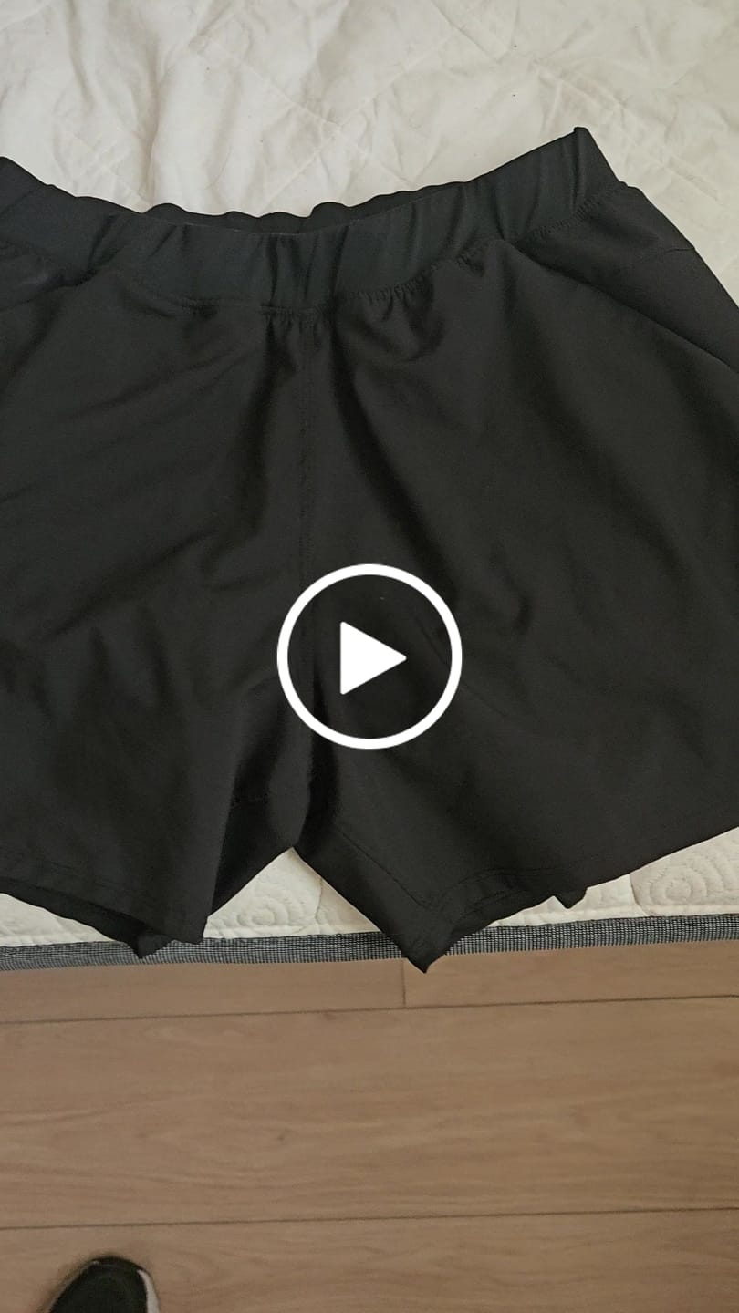 Customer video review of Runtech Shorts con licra Black