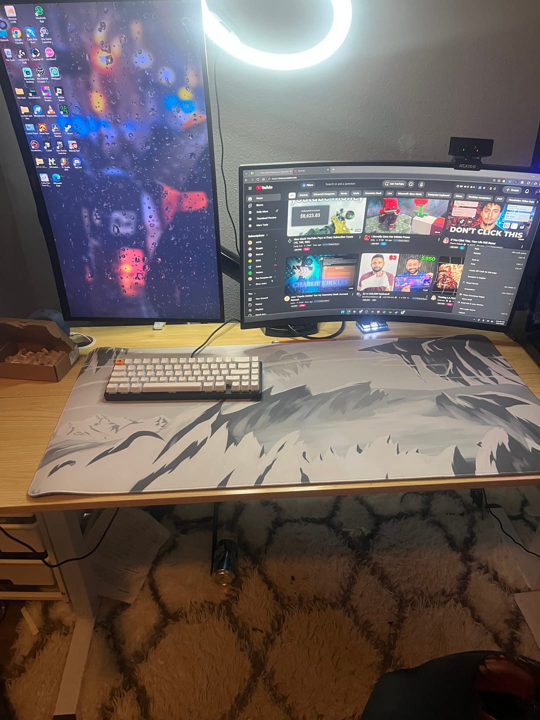 Customer photo review of Avalanche Mousepad