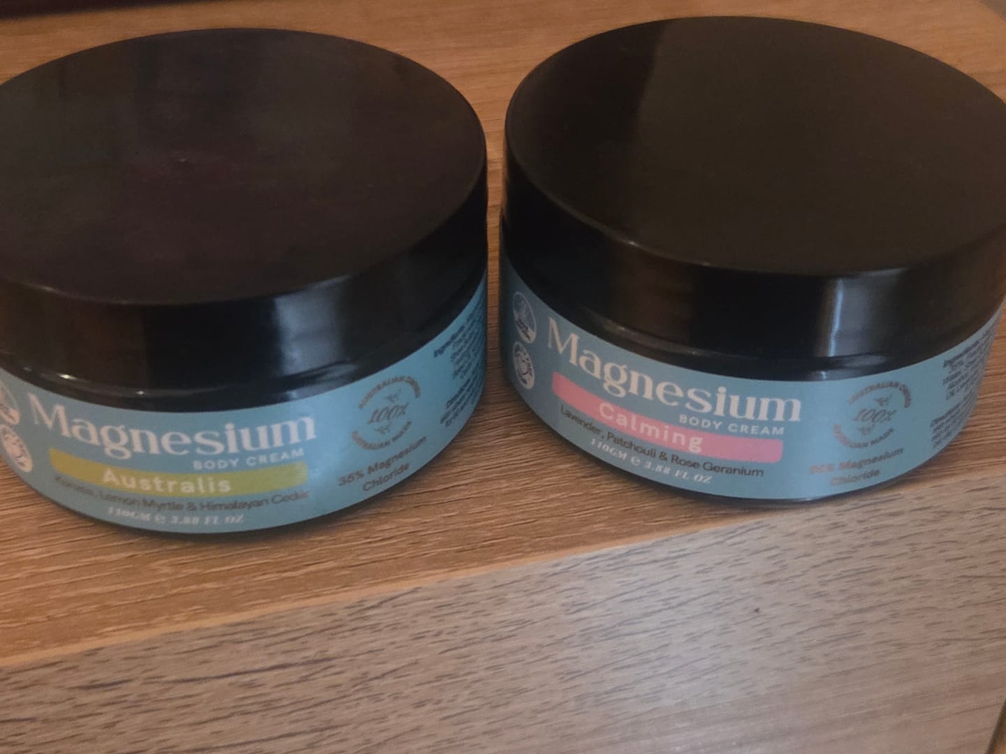 Customer photo review of Magnesium Cream Twin Pack