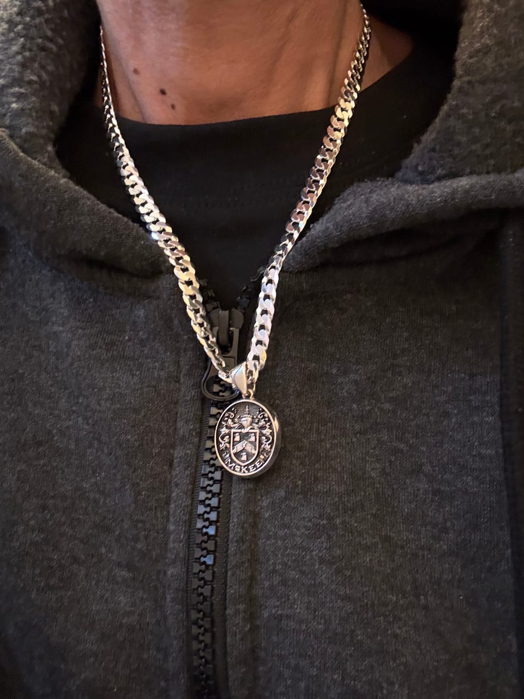Customer photo review of 925 FLAT CUBAN CHAIN