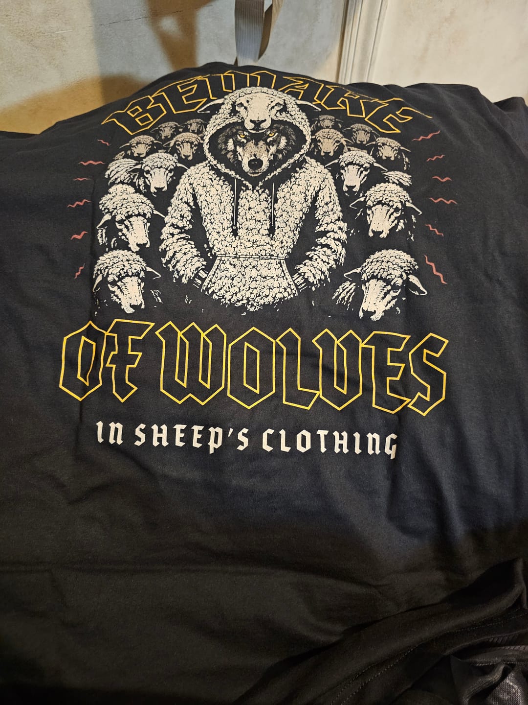 Customer photo review of Wolves Shirt