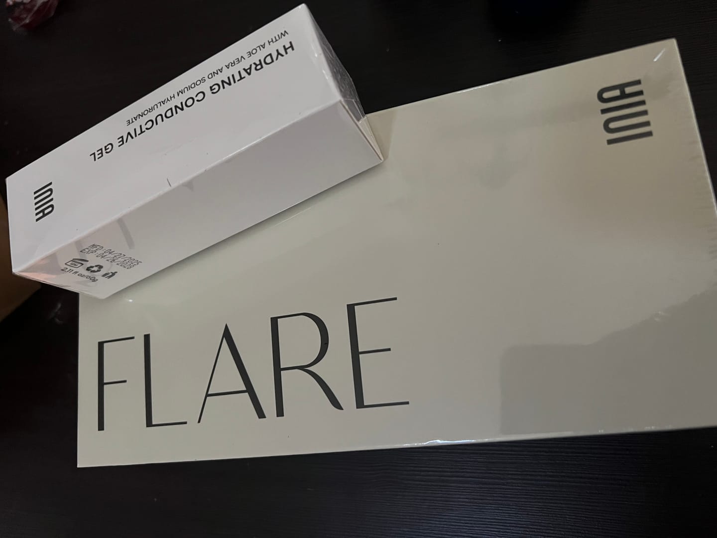 Customer photo review of INIA FLARE Dispositivo Facial de Microcorriente