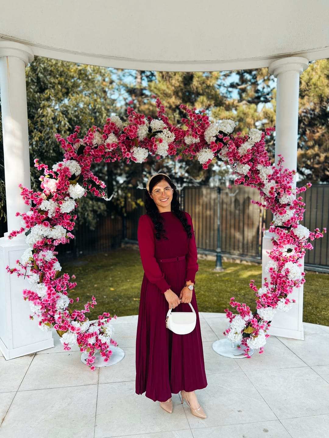 Customer photo review of Rochie Orsa visinie cu pliuri- curea inclusa