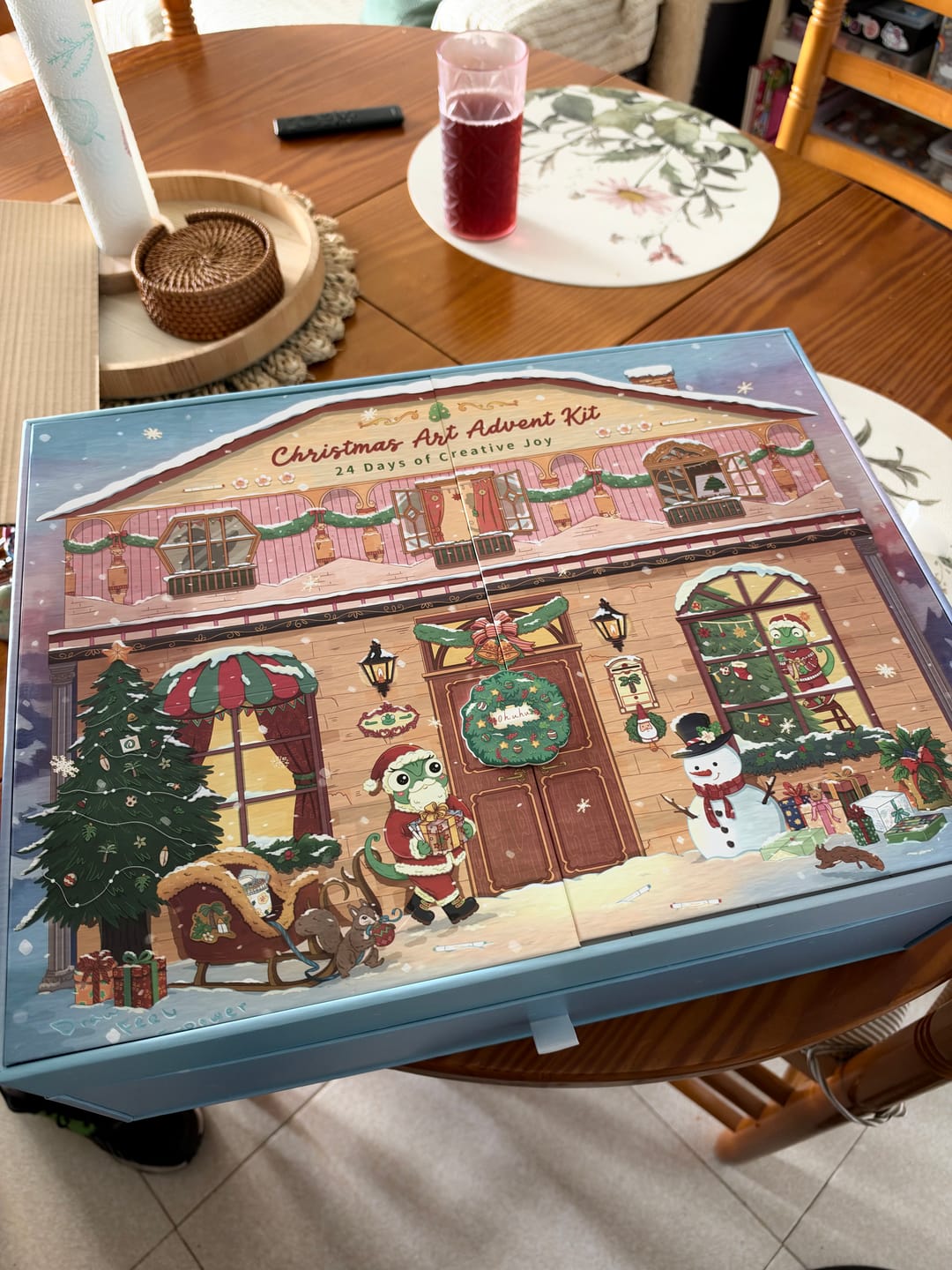 Customer photo review of Ohuhu Christmas Advent Calendar 2026, 24 Days Countdown Gift Kit