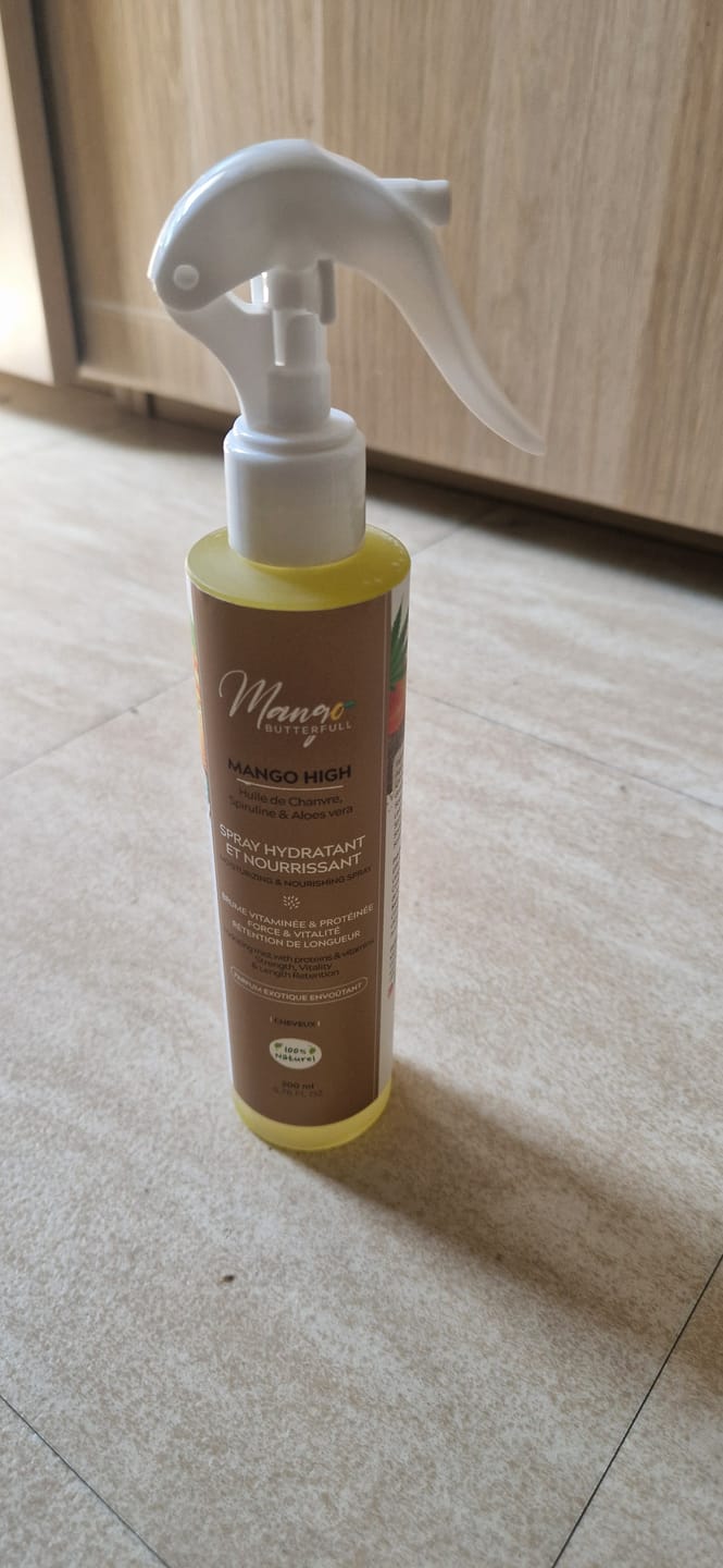 Customer photo review of Spray Hydratant et nourrissant - MANGO HIGH