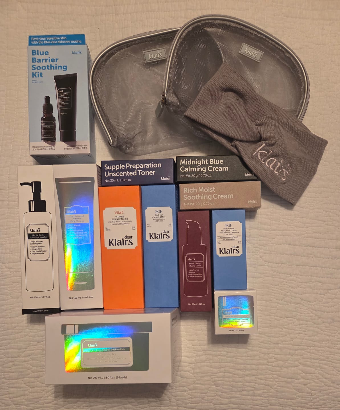 Customer photo review of Exclusive Klairs Mystery Box (5+5)
