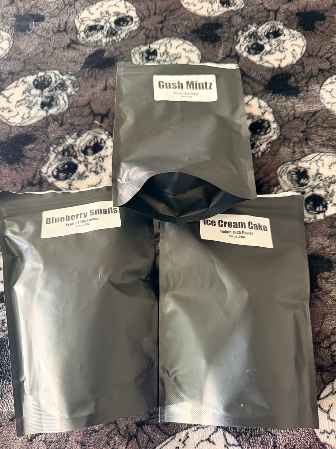 Customer photo review of Blueberry Smalls THCA Flower (Exotic)