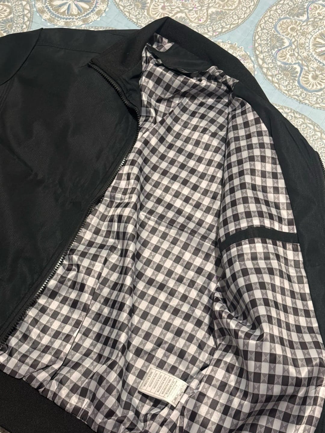 Customer photo review of Nolan™ | Vyriška bomber striukė su languotu pamušalu