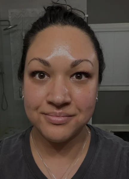 Customer photo review of The Age-Defying Serum
