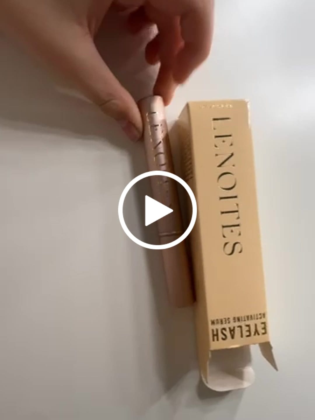 Customer video review of Eyelash Growth Serum