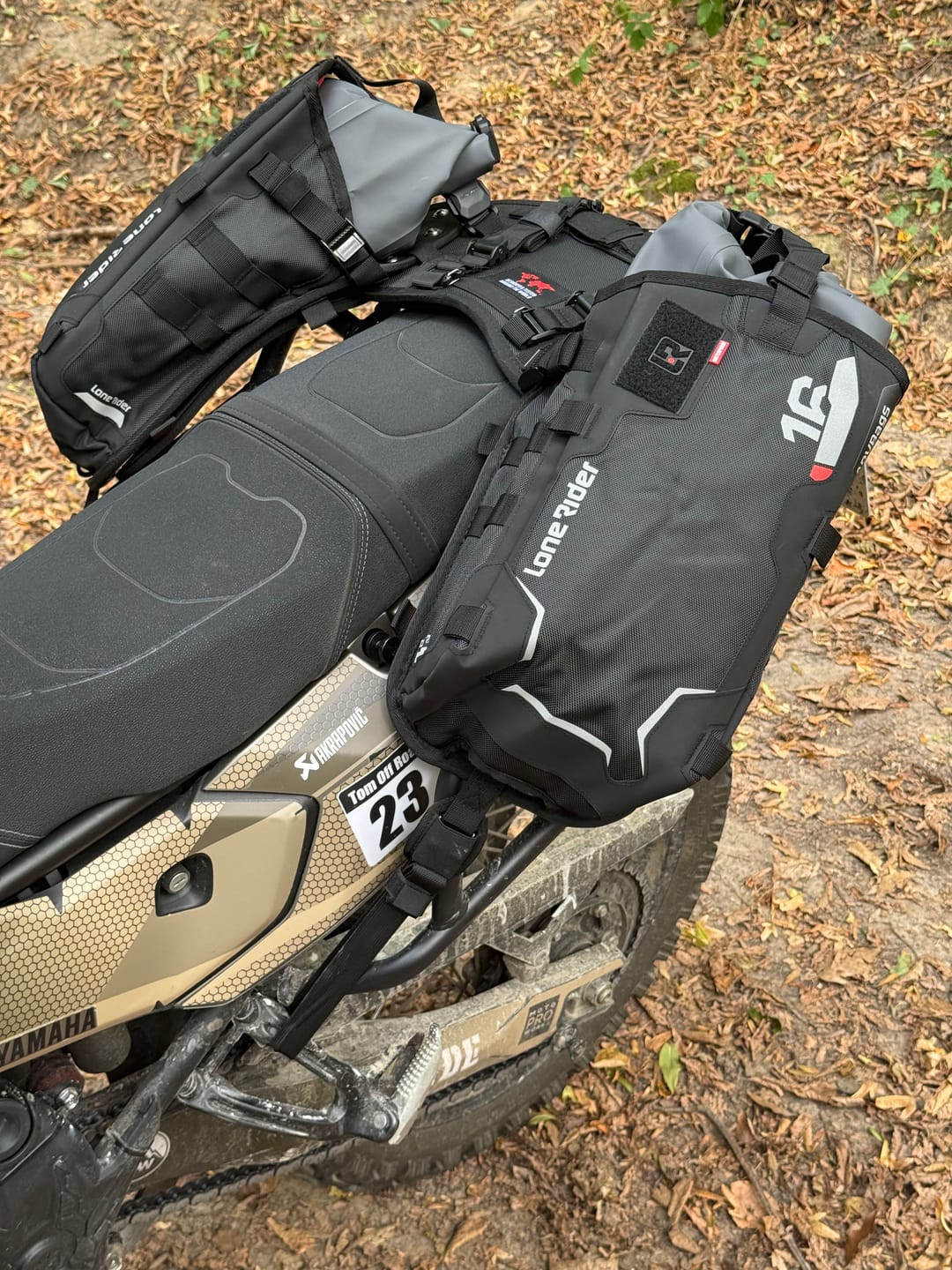 Customer photo review of ADVBags 16 – Rackless Saddle Bags