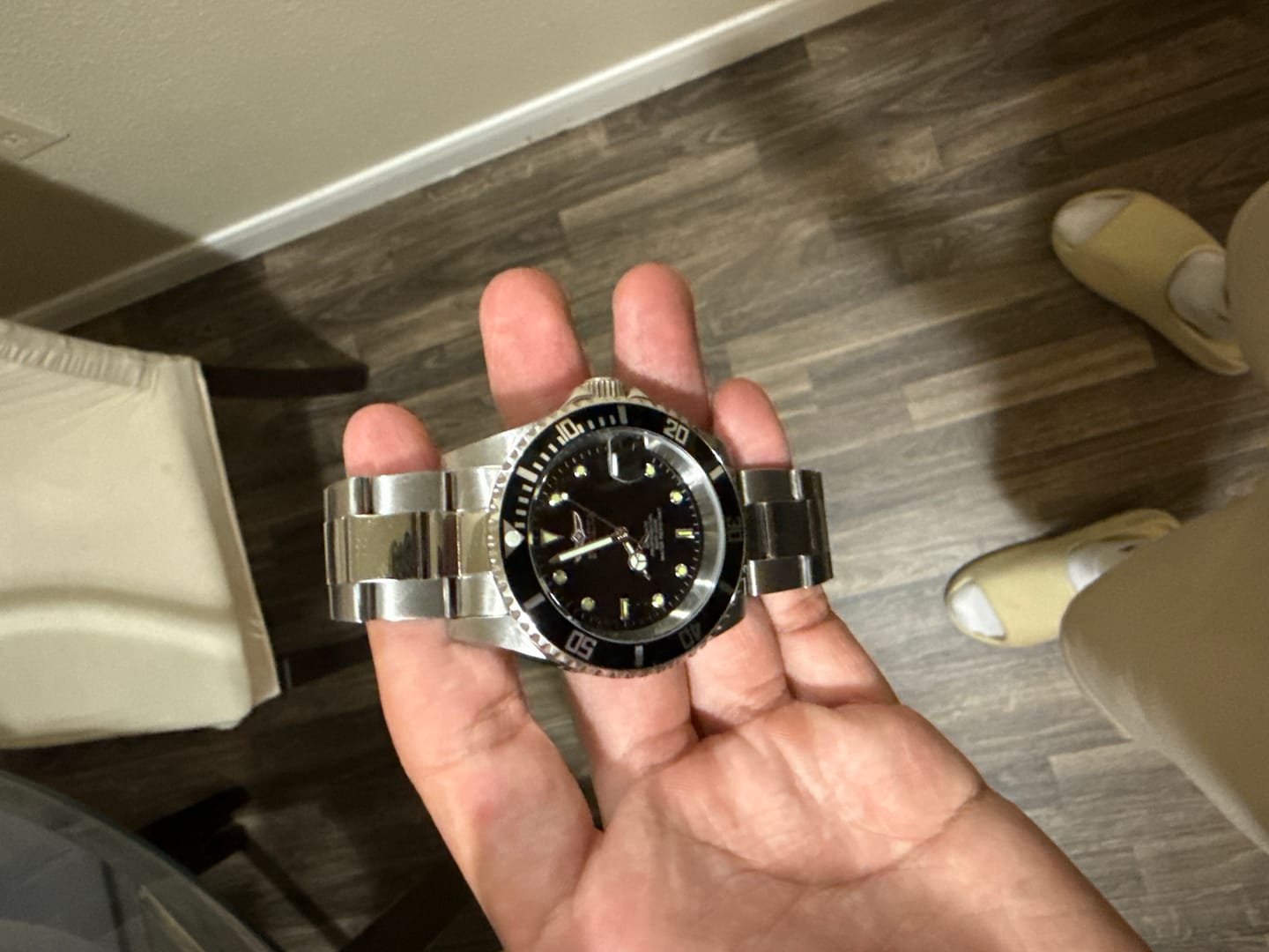Customer photo review of Invicta Men's Automatic Stainless Steel Watch - Pro Diver Black Dial | 8926C