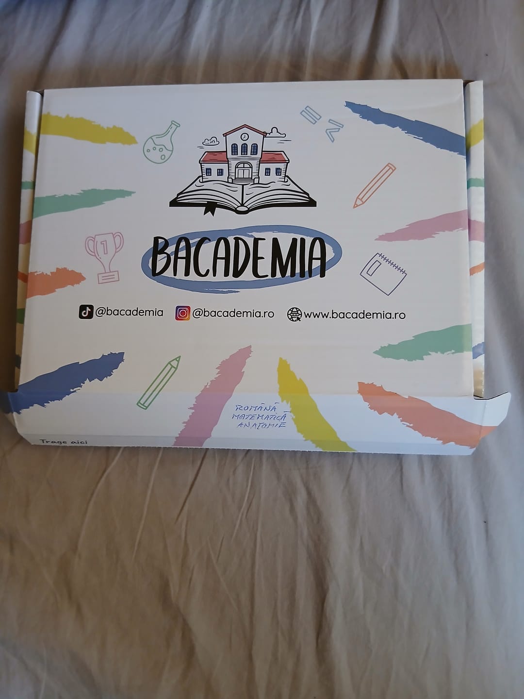 Customer photo review of Pachet Bacalaureat (Română + Matematică + Anatomie clasele XI-XII) Bacademia