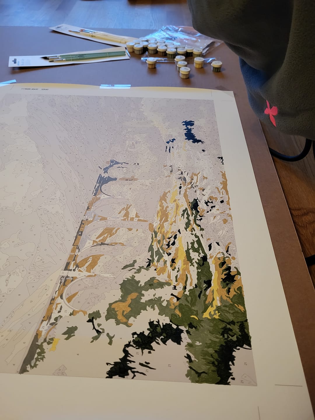 Customer photo review of Glenfinnan Viaduct | Paint by Number