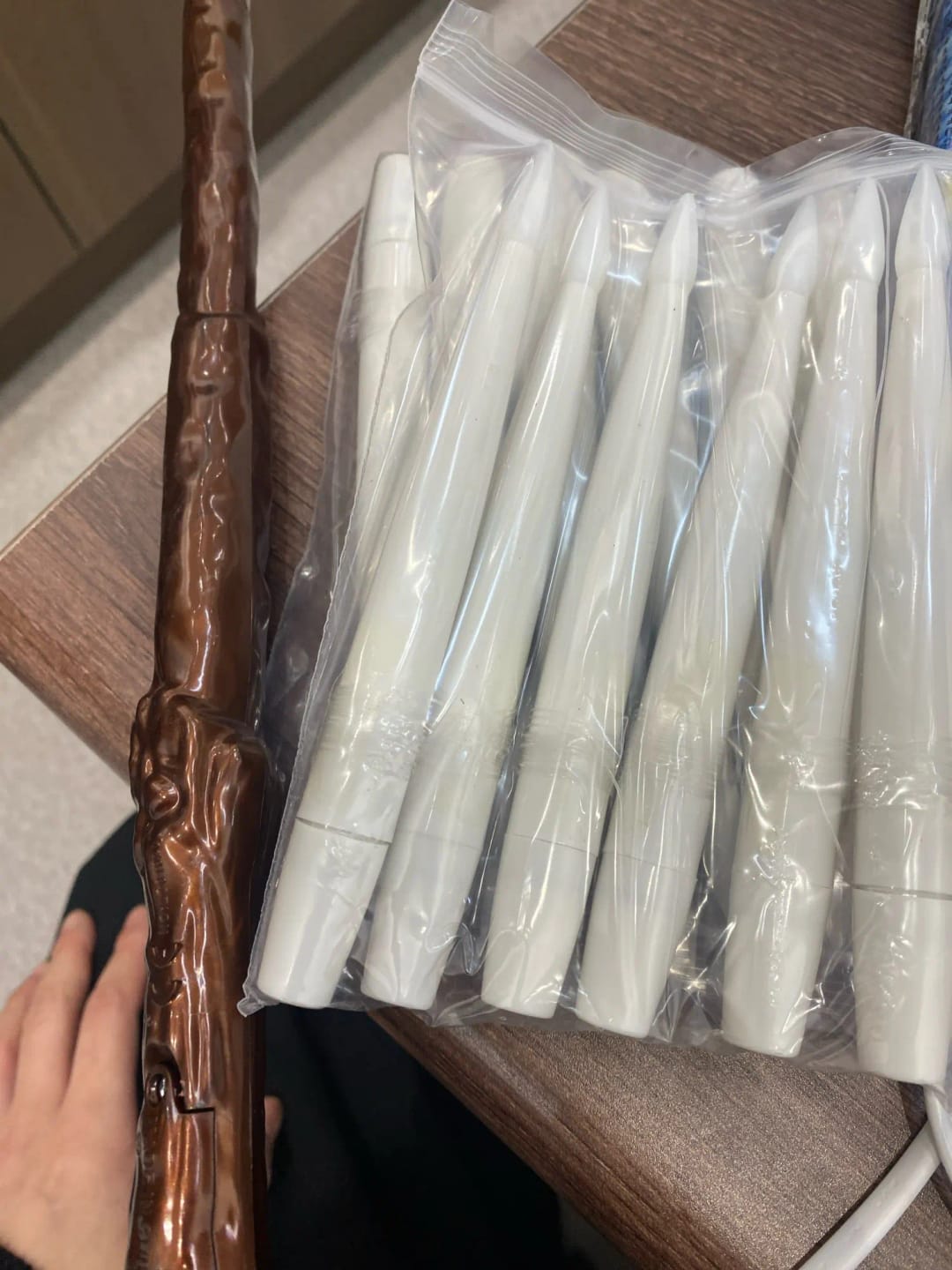 Customer photo review of Bougies LED Flottantes avec Baguette Magique