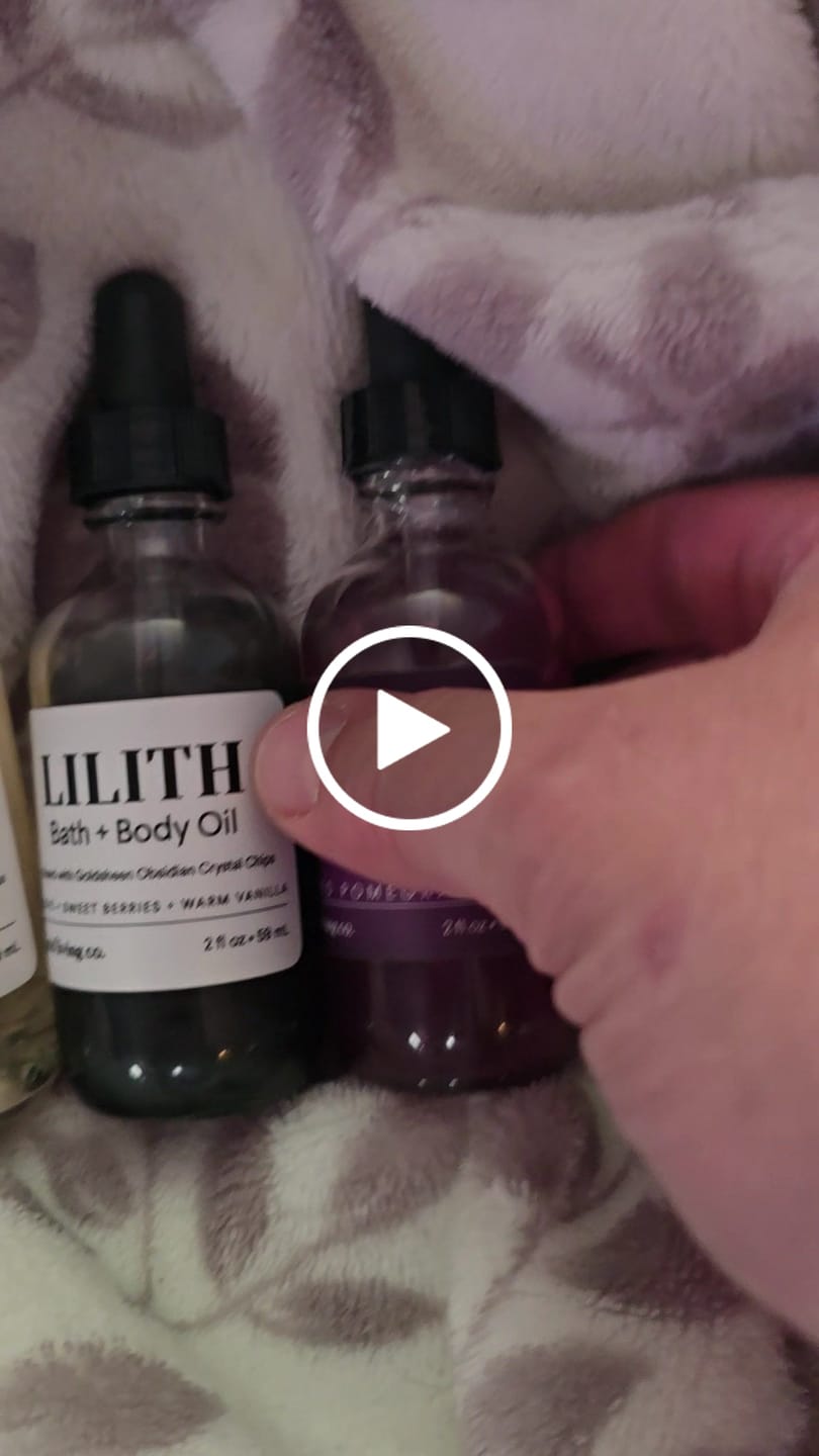 Customer video review of Persephone Bath & Body Oil
