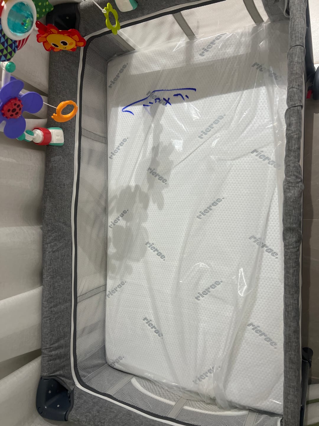 Customer photo review of Soft Foam Baby Cot Bed Mattress