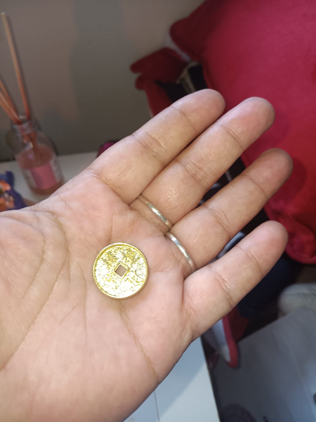 Customer photo review of Moneda China de la Fortuna || Llévala en tu monedero