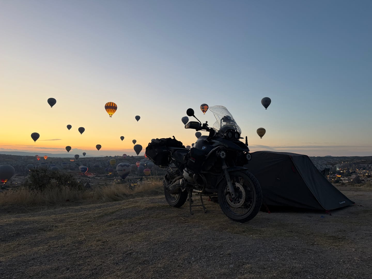 Customer photo review of ADVTent - Adventure Motorcycle Tent