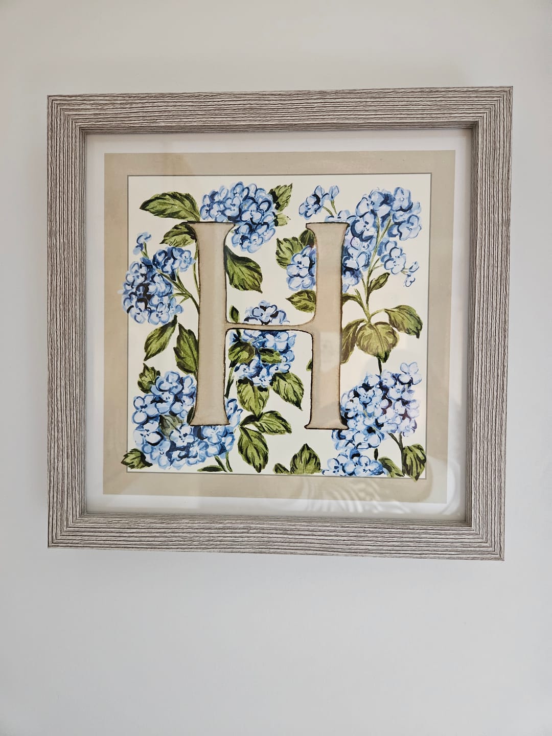 Customer photo review of Letter H Print
