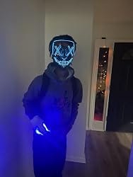 Customer photo review of Halloween Led Mask by Shevra Ventures™
