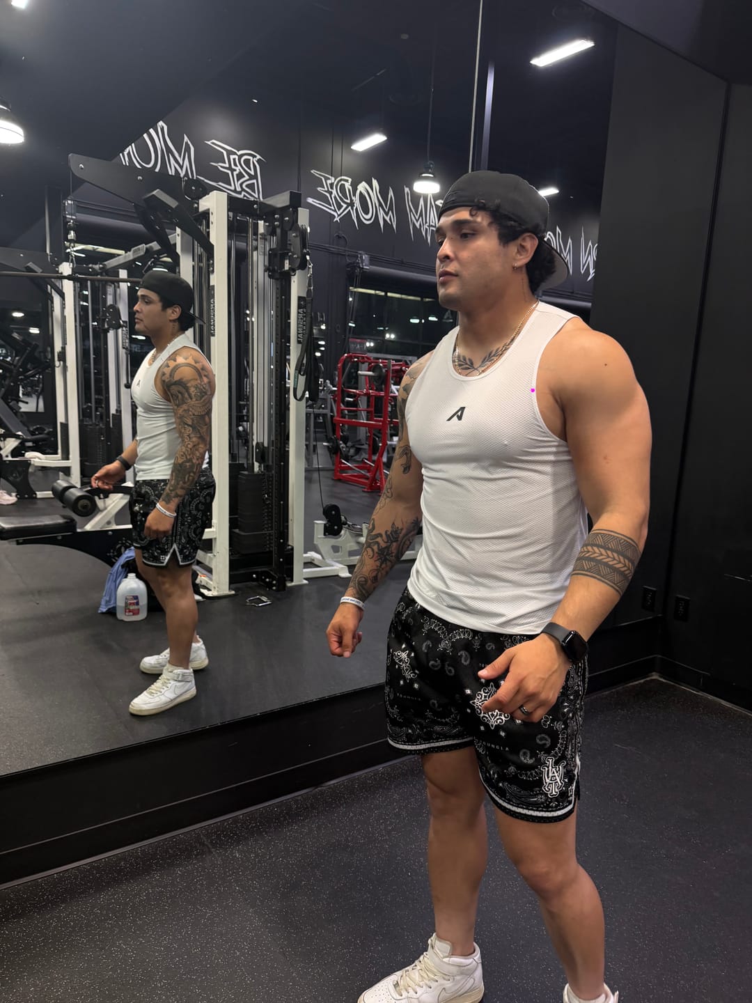 Customer photo review of 132 Infamous Bandana Shorts