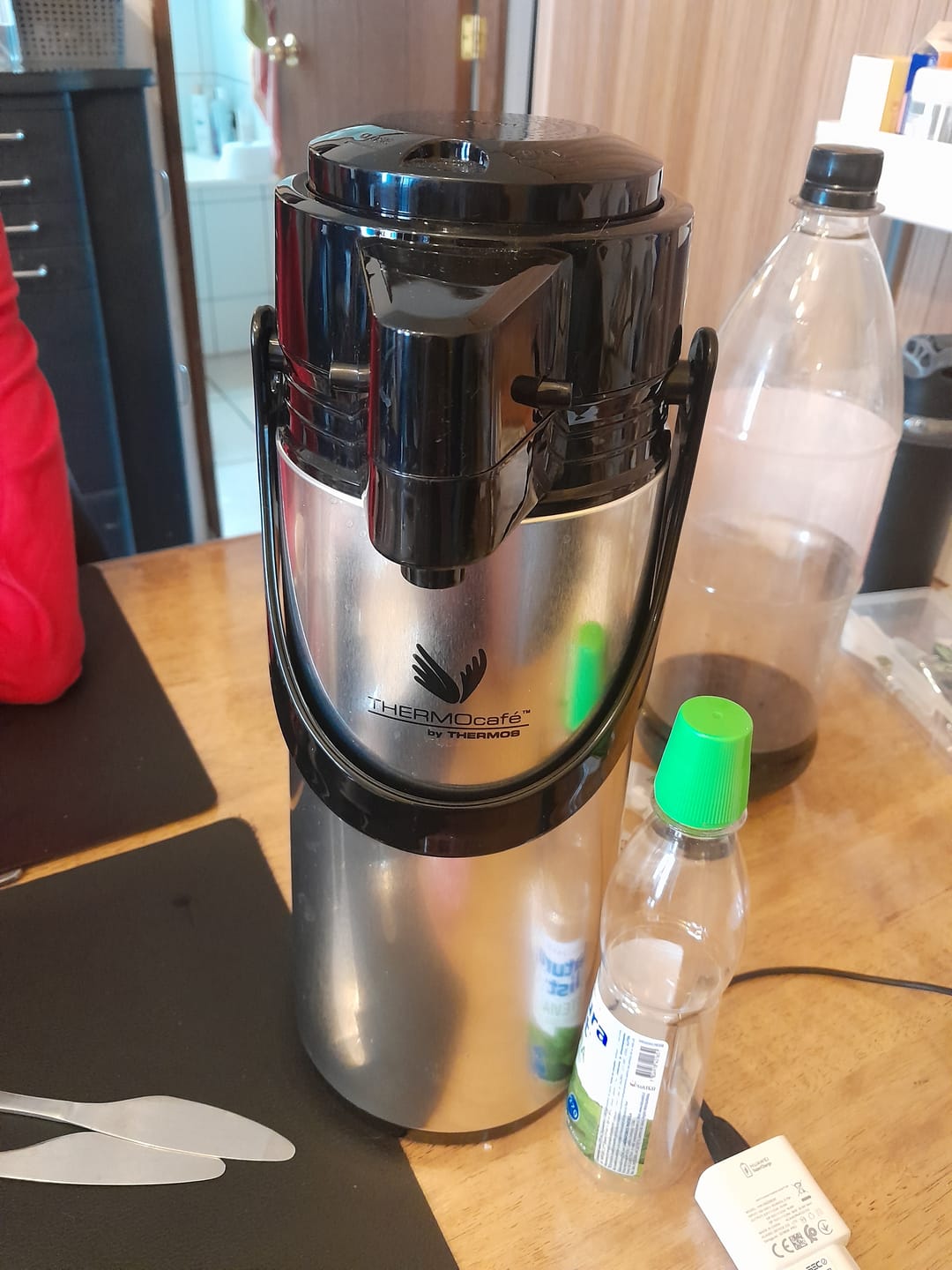 Customer photo review of TERMO SIFON DE VIDRIO 1.9LT PLATA