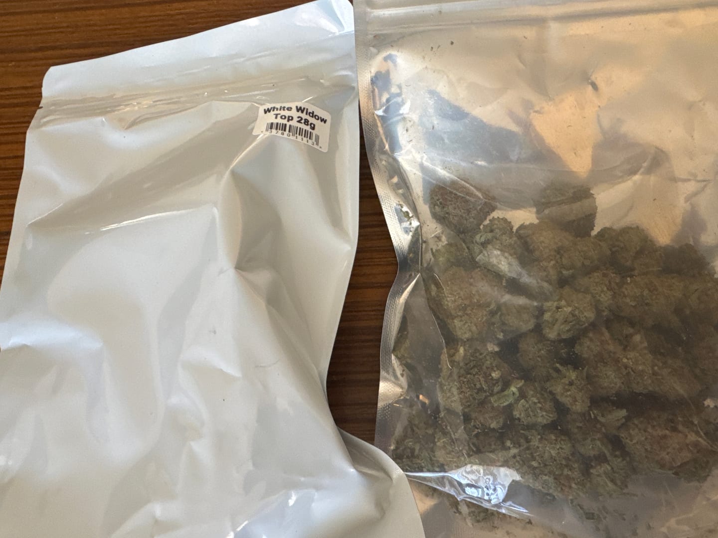 Customer photo review of White Widow Flower 14G (BOGO)