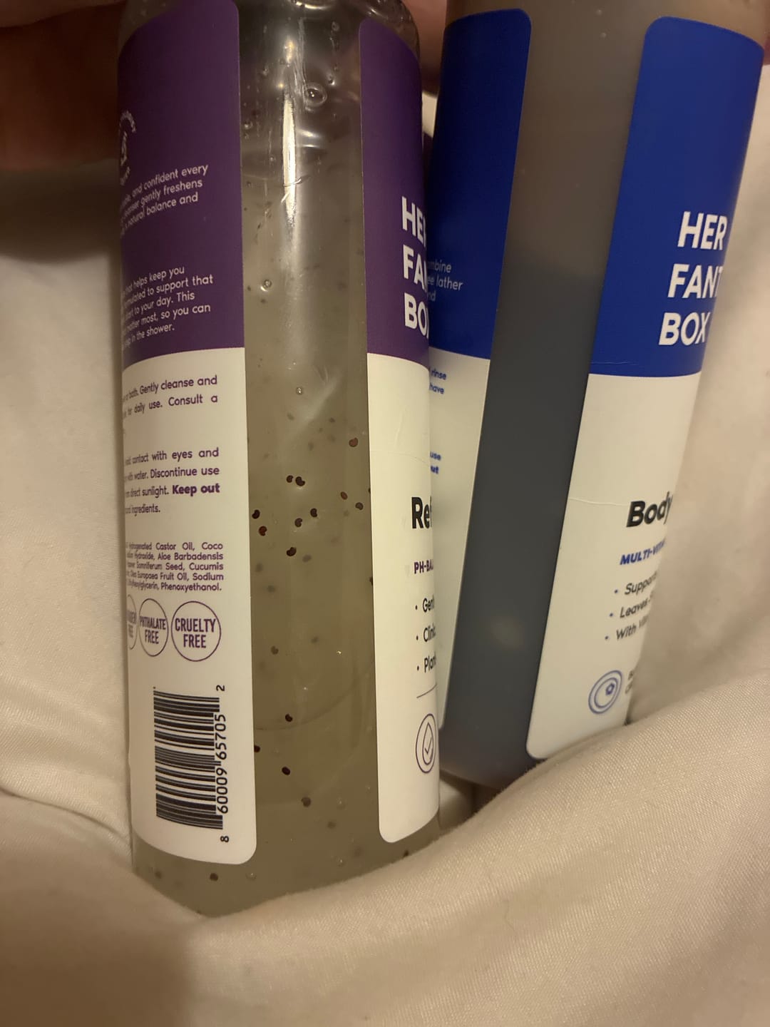 Customer photo review of Refresh Plant Based Intimate Body Wash for Women - pH Balancing