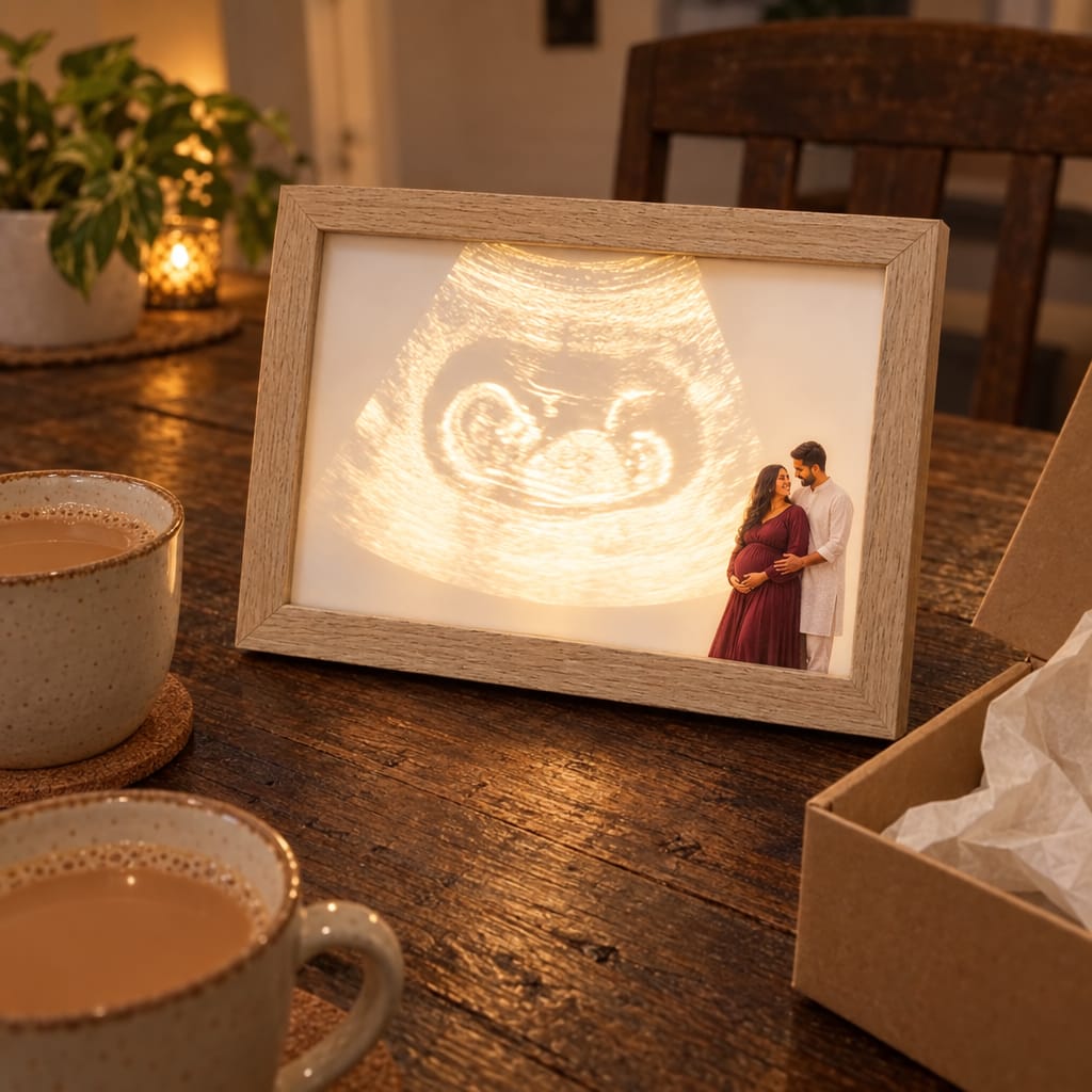 Customer photo review of Custom Ultrasound Light Frame