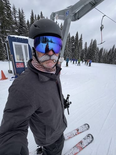Customer photo review of Funny Face Balaclava Ski Mask – Realistic Winter Snowboard Mask