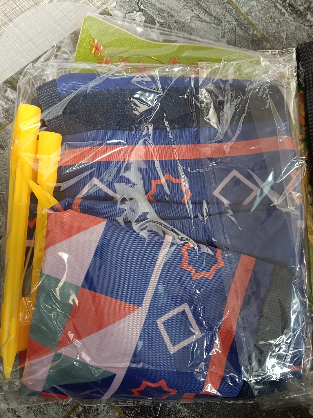 Customer photo review of Portable Travel Prayer Mat