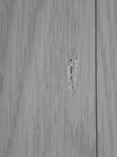 Customer photo review of Mastic à bois Aquelie pour fissures et trous