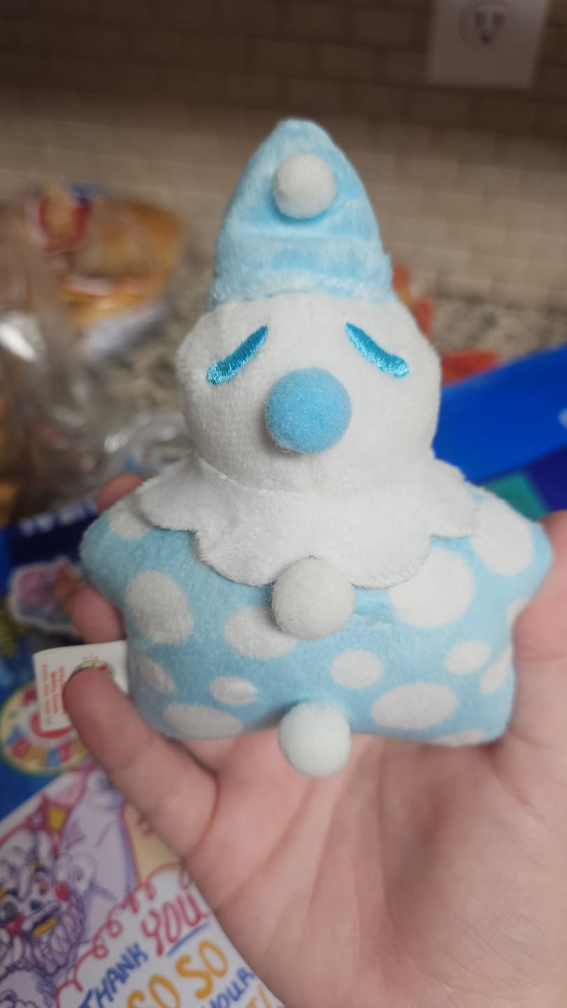 Customer photo review of Cute Lil Clown Plushies!