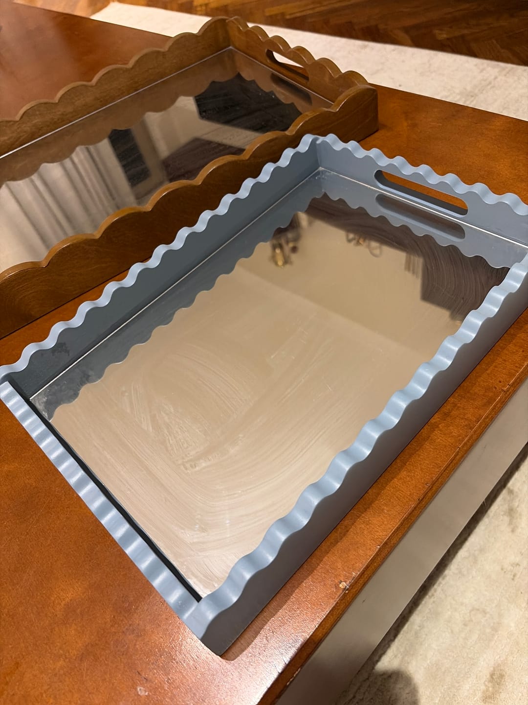 Customer photo review of Fine Scallop Serving Tray
