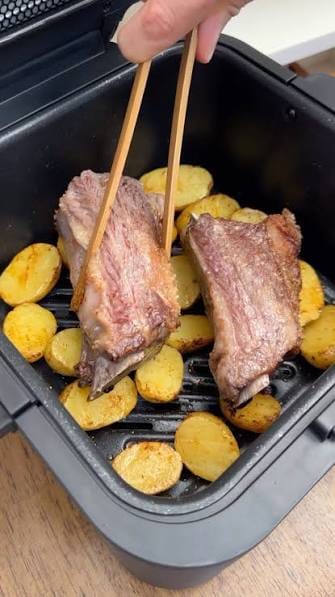 Customer photo review of La Air Fryer Argentina ¡SOLO HOY! 80% OFF 🎁 + 4 BONOS EXCLUSIVOS DE REGALO