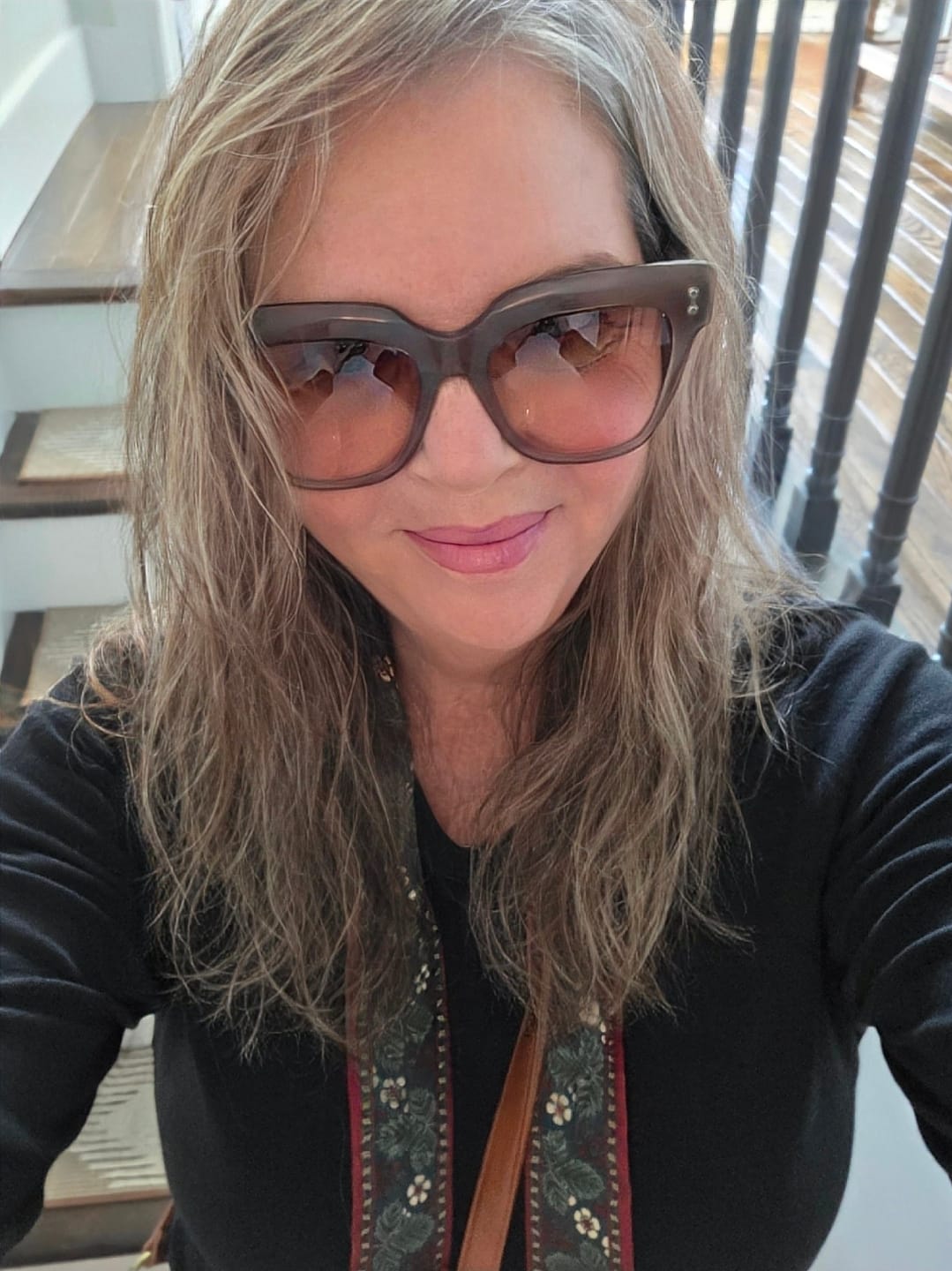 Customer photo review of Scarlet Skinny Scarf